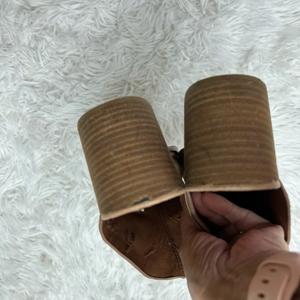 ESPRIT Brown Wedged Sandals Size 8.5M